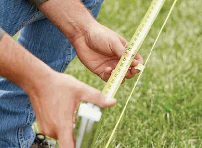 Measuring And Marking The Fence Line