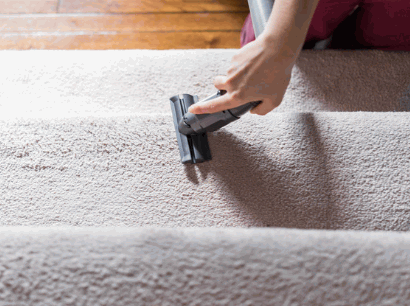 Clean Carpet On Stairs