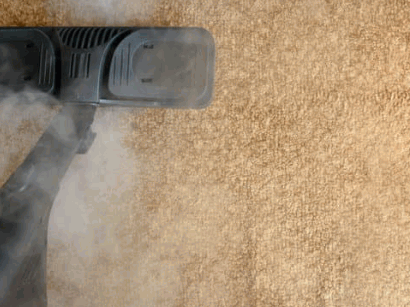 Steam cleaning for carpet
