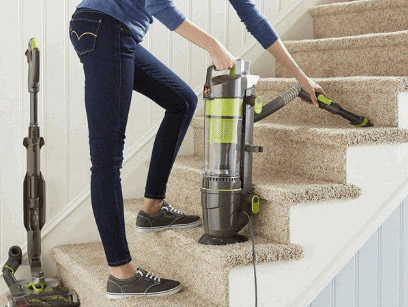 Vacuuming The Stairs
